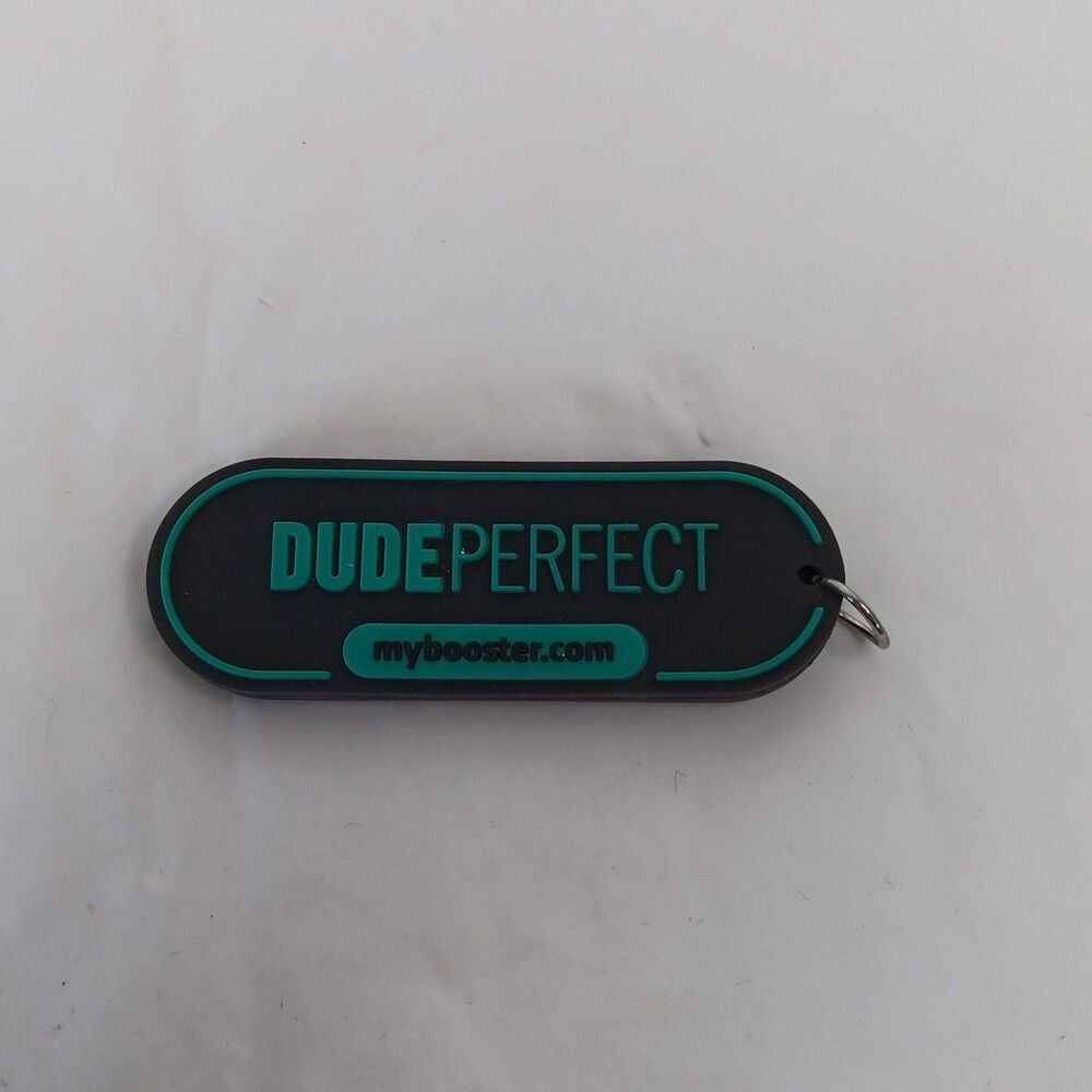 Dude Perfect Keychain Charm Lot Wheel Unfortunate Panda Golf Space Biking Logo - Picture 10 of 16